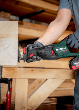 Metabo SSEP 18 LT BL sega alternativa a batteria 18 V 32 mm brushless ( 601617840 ) + Metabox - senza batteria, senza caricabatterie
