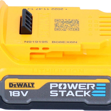 Llave de impacto a batería DeWalt DCF 891 N 18 V 1084 Nm 1/2" sin escobillas + 1x batería Powerstack 1,7 Ah - sin cargador