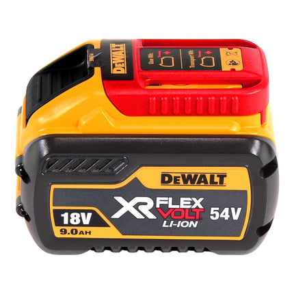 DeWalt DCG 460 N cordless angle grinder 54 V 230 mm + 1x battery 9.0 Ah - without charger