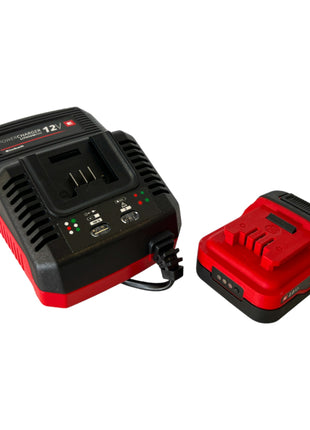Einhell TE-CD 12/1 3X-Li +39 Akku Bohrschrauber 12 V 30 Nm ( 4513597 ) + 1x Akku 2,0 Ah + Ladegerät + E-Box