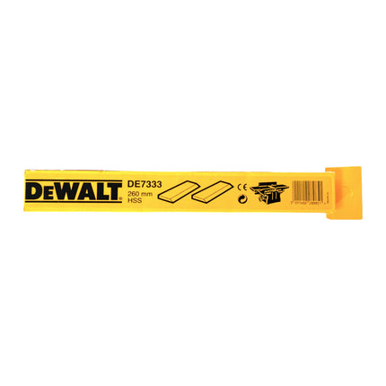 DeWalt 4x DE 7333 HSS lames de rabot 260 mm ( 8 pcs. ) fr D27300