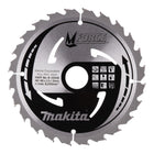 Makita M-FORCE circular saw blade 185 x 30 x 2.0 mm 24 teeth ( B-32035 ) for wood