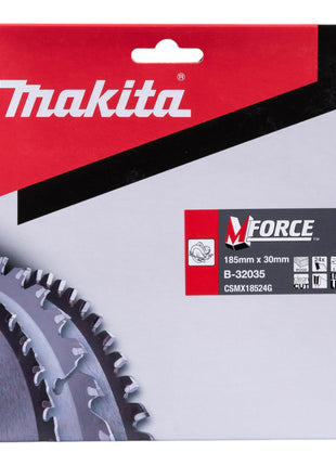 Makita M-FORCE circular saw blade 185 x 30 x 2.0 mm 24 teeth ( B-32035 ) for wood