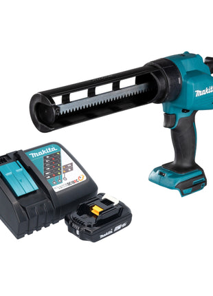 Makita DCG 180 RA1 cordless cartridge gun 18 V + 1x rechargeable battery 2.0 Ah + charger
