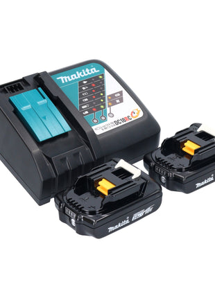 Makita DCG 180 RA cordless cartridge gun 18 V + 2x rechargeable battery 2.0 Ah + charger
