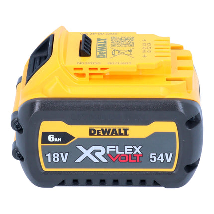 DeWalt DCG 460 NK cordless angle grinder 54 V FlexVolt 230 mm brushless + 1x rechargeable battery 6.0 Ah + case - without charger