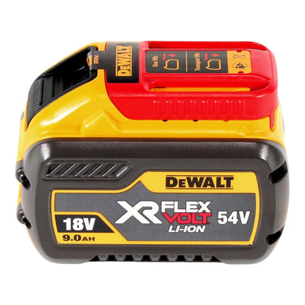 DeWalt DCG 460 NK Akumulatorowa szlifierka kątowa 54 V FlexVolt 230 mm bezszczotkowa + 1x akumulator 9,0 Ah + walizka - bez ładowarki