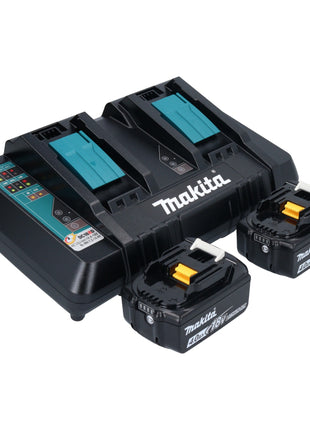 Hervidor de batería Makita DKT 360 PM2 36 V (2x 18 V) 0,8 L + 2x batería 4,0 Ah + cargador doble
