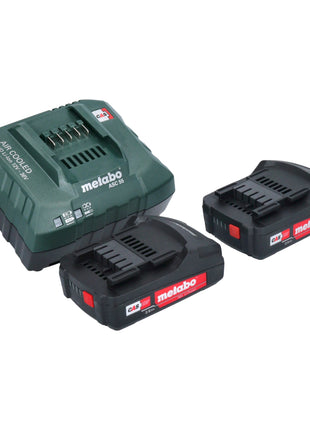 Metabo ST 18 LT 130 BL seghetto alternativo a batteria 18 V 130 mm brushless + 2x batteria 2,0 Ah + caricabatterie + metabox