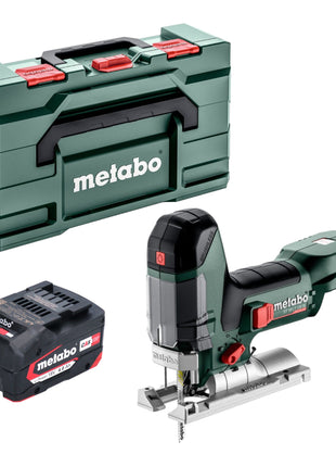 Metabo ST 18 LT 130 BL seghetto alternativo a batteria 18 V 130 mm brushless + 1x batteria 4,0 Ah + metabox - senza caricabatterie