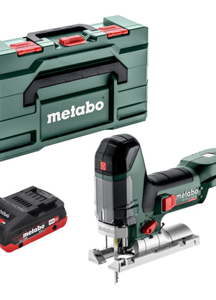 Metabo ST 18 LT 130 BL cordless jigsaw 18 V 130 mm brushless + 1x LiHD battery 4.0 Ah + metabox - without charger