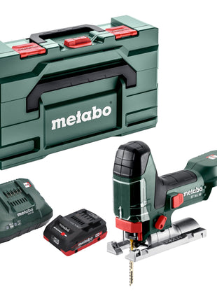 Metabo ST 18 L 90 seghetto alternativo a batteria 18 V 90 mm + 1x batteria LiHD 4,0 Ah + caricatore + metabox