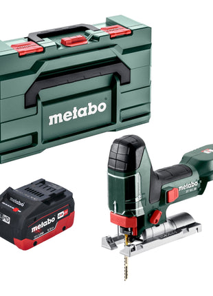 Metabo ST 18 L 90 seghetto alternativo a batteria 18 V 90 mm + 1x batteria LiHD 5,5 Ah + metabox - senza caricabatterie
