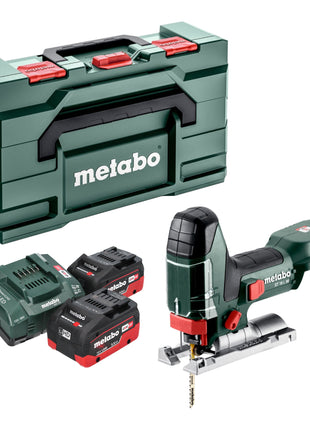 Metabo ST 18 L 90 cordless jigsaw 18 V 90 mm + 2x LiHD battery 5.5 Ah + charger + metabox