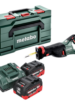 Metabo SSEP 18 LT cordless reciprocating saw 18 V 32 mm + 2x LiHD battery 10.0 Ah + charger + metabox