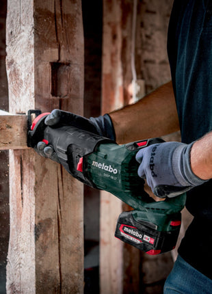 Metabo SSEP 18 LT cordless reciprocating saw 18 V 32 mm + 2x LiHD battery 10.0 Ah + charger + metabox