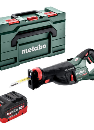 Metabo SSEP 18 LT BL cordless reciprocating saw 18 V 32 mm brushless + 1x LiHD battery 8.0 Ah + metabox - without charger
