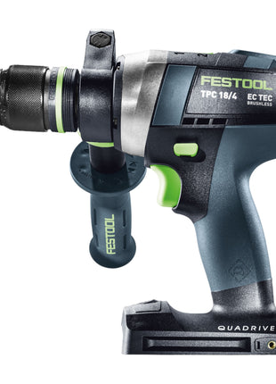 Festool TPC 18 4 I Basic Set Akku Schlagbohrschrauber 18 V 75 Nm Brushless 2x Akku 5 0 Ah Schnellladegeraet Systainer 4 - toolbrothers