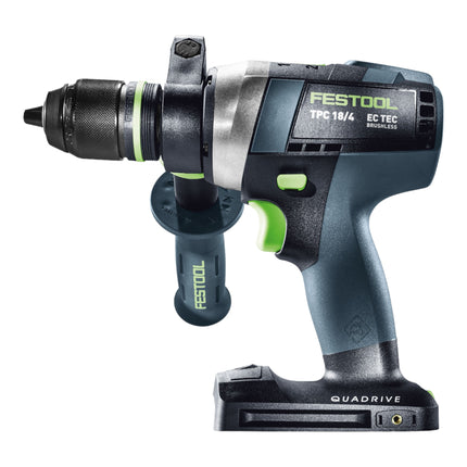 Festool TPC 18 4 I Basic Set Akku Schlagbohrschrauber 18 V 75 Nm Brushless 2x Akku 8 0 Ah Schnellladegeraet Systainer 4 - toolbrothers