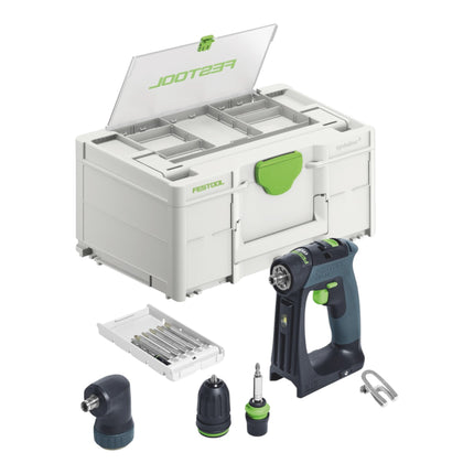 Festool CXS 18-Basic-Set Akku Bohrschrauber 18 V 40 Nm Brushless + 1x Akku 5,0 Ah + Schnellladegerät + Systainer