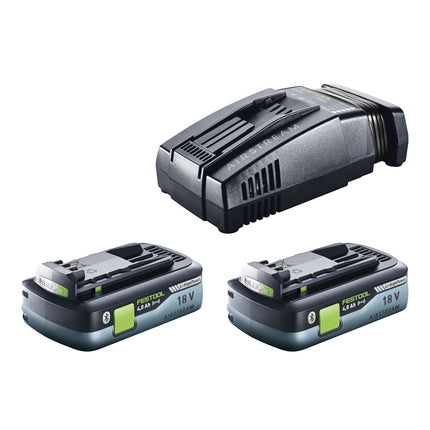 Festool DURADRIVE DWC 18-2500 Basic cordless construction screwdriver 18 V 18 Nm brushless + 2x rechargeable battery 4.0 Ah + quick charger + systainer
