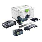 Festool ISC 240 EB-Basic sega isolante a batteria 18 V 240 mm + 1x batteria ricaricabile 5,0 Ah + caricatore rapido + Systainer