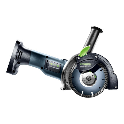 Sistema di taglio a mano libera a batteria Festool DSC-AGC 18-125 FH Basic 18 V 125 mm brushless + 2x batteria ricaricabile 4,0 Ah + caricatore rapido + systainer