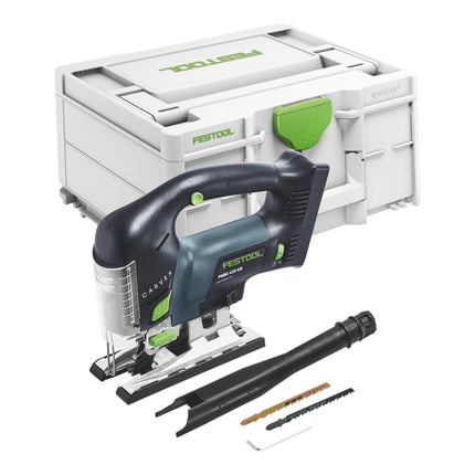 Festool CARVEX PSBC 420 EB-Basic cordless pendulum action jigsaw 18 V 120 mm brushless + 2x rechargeable battery 8.0 Ah + quick charger + Systainer