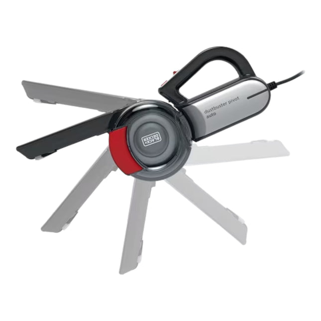 Black and Decker PV1200AV Dustbuster Pivot Car Vacuum Cleaner for 12 V car sockets