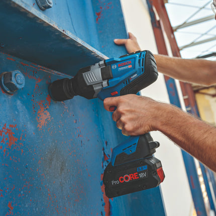 Bosch GDS 18V-1600 HC Avvitatore a impulsi professionale a batteria 18 V 1600 Nm 3/4'' BITURBO Brushless ( 06019M1001 ) + L-Boxx - senza batteria, senza caricabatterie