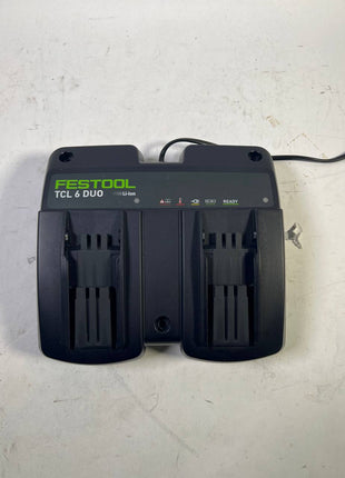 Festool TCL 6 DUO Doppel Schnellladegeraet 10 8 V 18 V Leicht Gebraucht 1 - toolbrothers