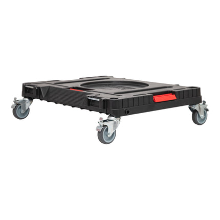 Qbrick System ONE Transport Platform 2.0 Workshop 625 x 503 x 160 mm 120 kg avec roues pivotantes en métal et frein