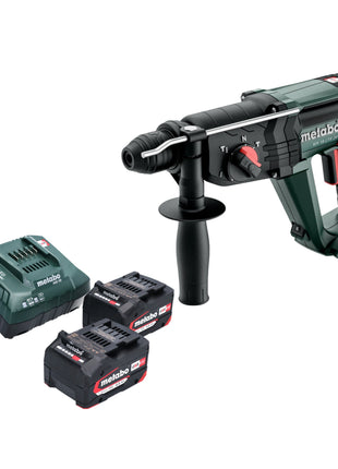 Marteau combiné à batterie Metabo KH 18 LTX 24 18 V 2,1 J SDS Plus + 2x batteries 4,0 Ah + chargeur