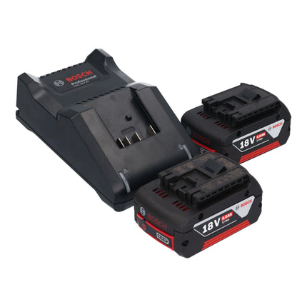 Bosch GOP 18V-34 Professional Cutter multifonctions sans fil 18 V Starlock Plus + 2x batterie 5,0 Ah + chargeur + 17 pces. d'accessoires + L-Boxx