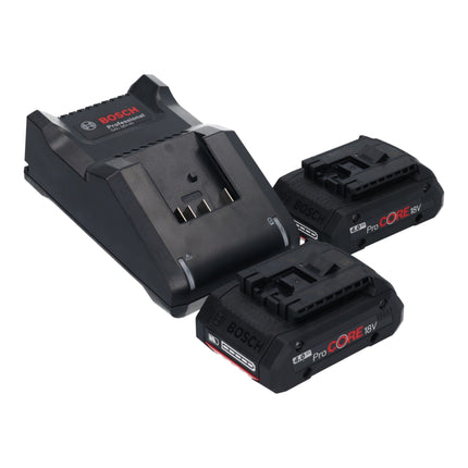 Bosch GOP 18V-34 Cortacésped profesional sin cable 18 V Starlock Plus + 2x batería ProCore 4,0 Ah + cargador + 17 accesorios + L-Boxx