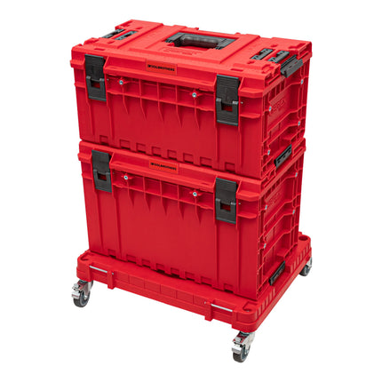 Mobilny wózek transportowy Toolbrothers RHINO XXl ULTRA Movement+ z metalowymi kołami skrętnymi i hamulcem