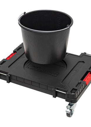 Toolbrothers RHINO XXL mobiler Transportroller ECO Movement+ Rollbrett mit Schwenkrädern aus Metall und Bremse
