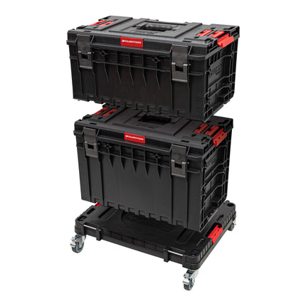 Toolbrothers RHINO XXL mobilny wózek transportowy ECO Movement+ na kółkach z metalowymi kołami skrętnymi i hamulcem