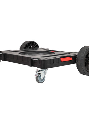 Platforma transportowa terenowa Toolbrothers RHINO XXL ECO 750 x 542 x 223 mm 120 kg udźwigu z metalowymi kołami skrętnymi i hamulcem