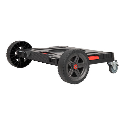 Toolbrothers RHINO XXL mobiler Transportroller ECO Mobility+ Rollbrett mit Schwenkrädern aus Metall und Bremse
