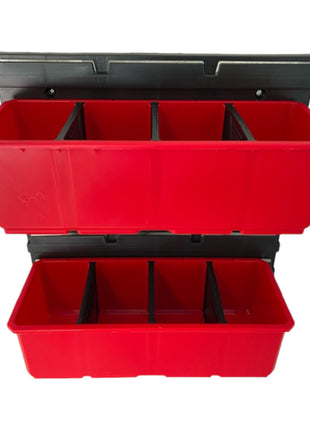 Toolbrothers RHINO Container Set No. 5 taller de pared 39 x 35 cm con 2 contenedores para maletas RHINO XXL y organizador