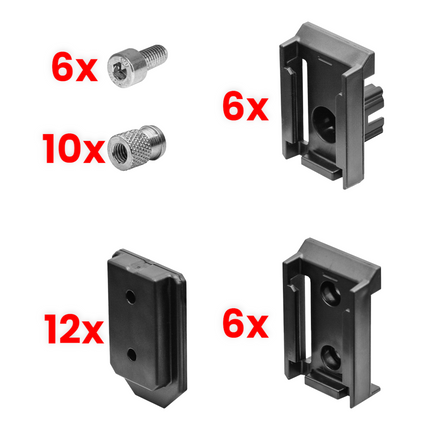 Toolbrothers RHINO Custom Adapter Set 2 für RHINO Koffer L / XL / XXL - zur Erweiterung deines RHINO Systems