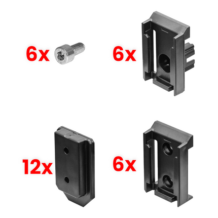 Toolbrothers RHINO Custom Adapter Set 1 for RHINO cases L / XL / XXl - to extend your RHINO system