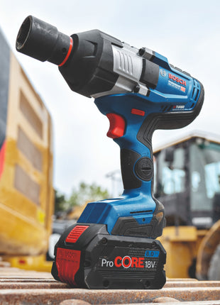 Bosch GDS 18V-1600 HC Atornillador de impacto inalámbrico profesional 18 V 1600 Nm 3/4'' BITURBO Brushless + 2x batería ProCORE 4,0 Ah + cargador + L-Boxx