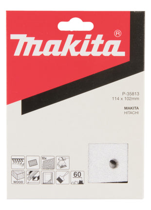 Makita sandpaper K 60 114 x 102 mm 20 pieces ( 2x P-35813 ) for paints and varnishes
