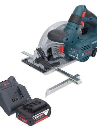 Akumulatorowa pilarka tarczowa Bosch GKS 18V-57-2 Professional 18 V 165 mm bezszczotkowa + 1x akumulator 5,0 Ah + ładowarka