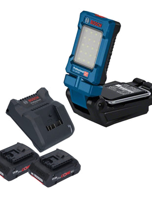 Bosch GLI 18V-800 Professional Akku Leuchte 18 V 800 lm + 2x ProCORE Akku 4,0 Ah + Ladegerät