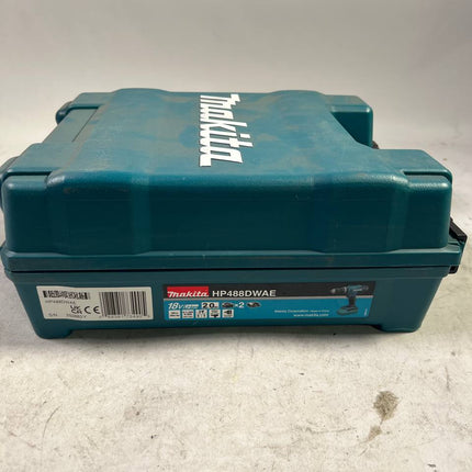 Makita HP 488 DWE Akku Schlagbohrschrauber 18 V 2x Akku Ladegeraet Koffer Neuwertig 2 - toolbrothers
