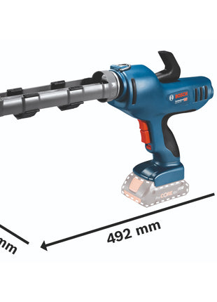 Bosch GCG 18V-310 Pistola a cartuccia professionale a batteria 18 V 310 ml 3,5 kN + 2x batteria ricaricabile ProCORE 4,0 Ah + caricabatterie
