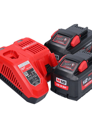 Milwaukee M18 FPS55-122 Cordless plunge-cut saw 18 V 165 mm brushless + 2x rechargeable battery 12.0 Ah + charger